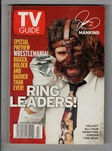 VINTAGE Mar 27 1999 TV Guide Mankind Mick Foley Facsimile Signed Magazine - £11.83 GBP