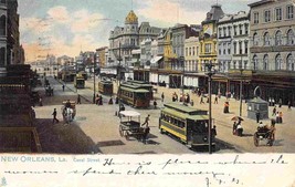 Canal Street New Orleans Louisiana 1907 Tuck postcard - £5.85 GBP