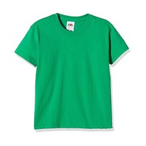 Fruit Of The Loom Boy&#39;s SS028B Short Sleeve T-Shirt, Green (Kelly Green)... - $8.00