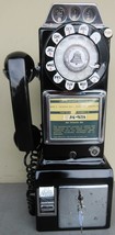 Northern Electric Pay Telephone 3 Coin Slot 1950&#39;s Rotary Dial Operational - $985.05