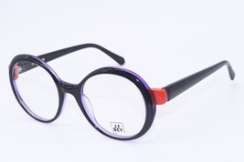 New J.F. Rey Jf 1547 0060 Purple Orange Round Authentic Frames Eyeglasses 50-19 - £295.48 GBP