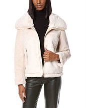 Love Token eliza faux suede/fur zippered jacket size XS - $2,411.86 MXN