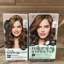 Clairol Natural Instincts - 7 Dark Blonde Root Touch up And Color bundle - £14.03 GBP