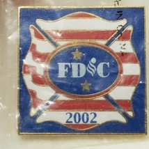 FDIC Fire Department Instructors Conference Pin Convention 2002 Metal - £9.05 GBP