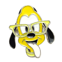 Disney Nerds Rock Head Collection Booster Pack Pin Pluto Only - $8.90