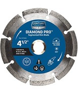 Century Drill &amp; Tool 75454 Diamond Segmented Rim Blade, 4-1/2&quot; - $27.04