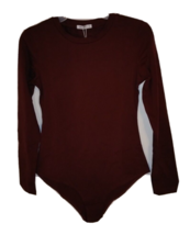 Sunro Woman&#39;s Purplish Red Long Sleeve One-Piece - 2 Snap Buttons - Size: S - £13.73 GBP