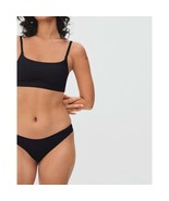 Everlane Womens x2 The Invisible Thong Panties Underwear Black S - £15.12 GBP