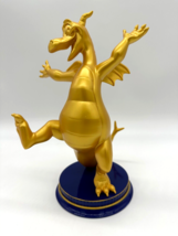 Disney Parks WDW 50th Anniversary Figment Gold Statue Figure Golden EPCOT NIB - £89.94 GBP
