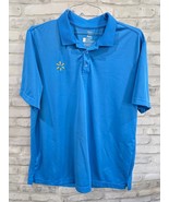 Walmart Polo Shirt Mens Large Blue Short Sleeve Employee Uniform Work Wear - $31.33 CAD