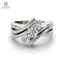 1.2 Carat Moissanite Diamond Vintage Women Engagement Jewelry 925 Sterling Silve - £70.57 GBP