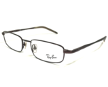Ray-Ban Eyeglasses Frames RB6116 2511 Shiny Brown Rectangle 51-17-135 - $70.06