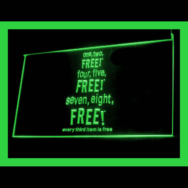 120138B Every third item free Coupons Customers Shopping discount LED Li... - $21.99
