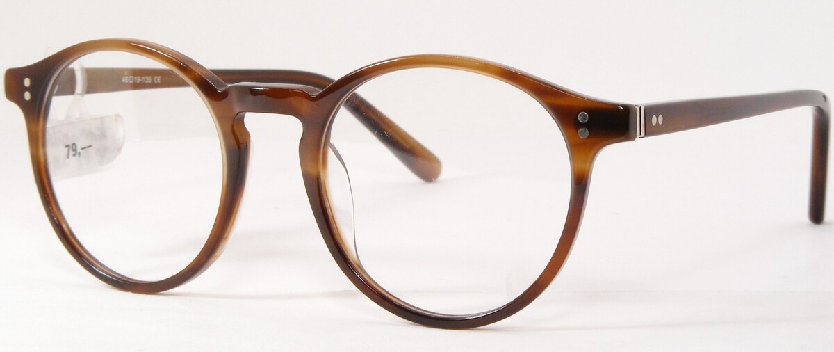 SO AM74B D6 Tortoise Brown UNIQUE EYEGLASSES GLASSES FRAME 46-19-135mm - $57.78