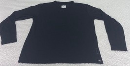 Rag &amp; Bone NY 100% Cotton Long Sleeve Crew neck Tee Black Size Large NWOT - $35.98