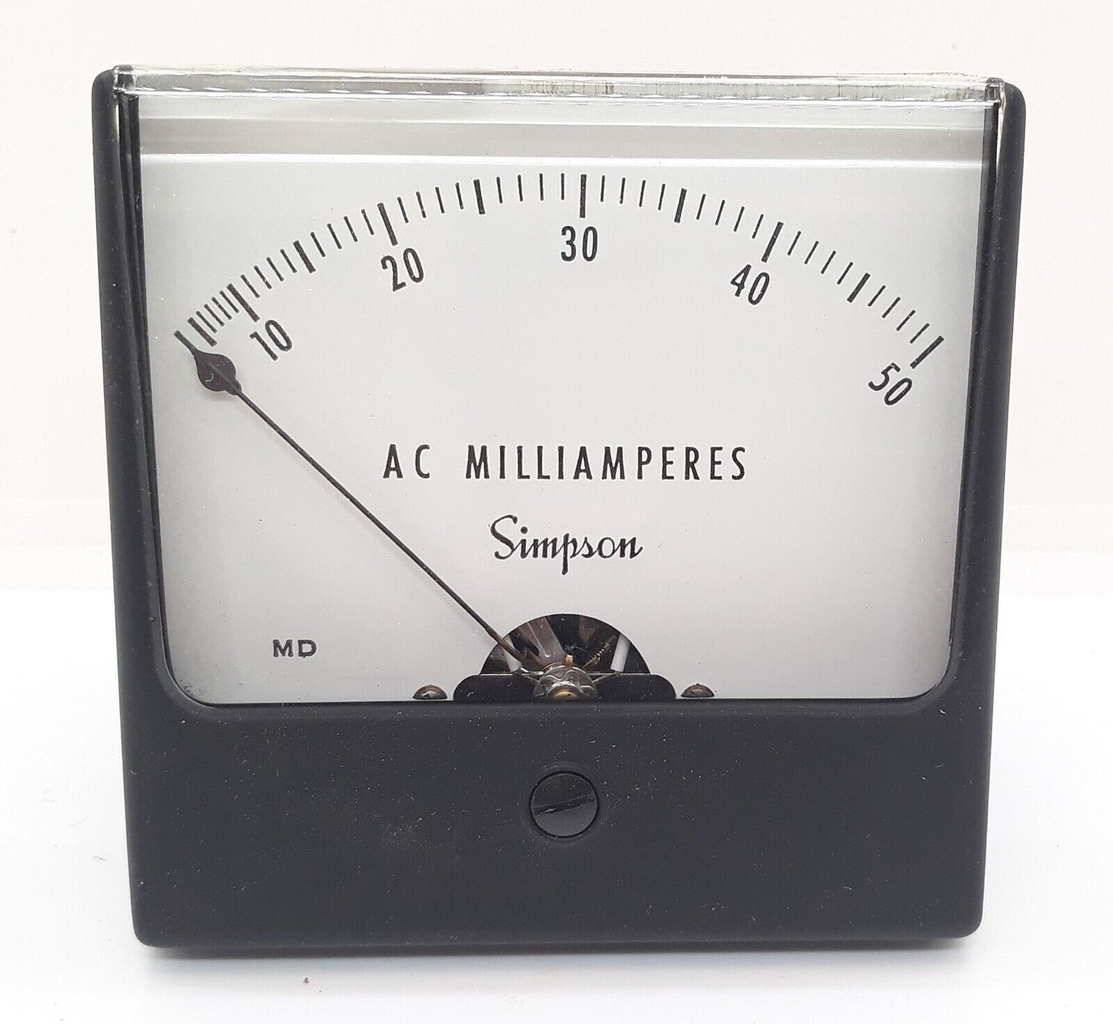 Simpson Panel Meter Model 1357  0-50 AC Milliamperes Cat# 6630 - $79.99