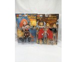 Lot Of (2) Skybolt Toyz Hobby Platinum Letha And Cynder Action Figures - £50.45 GBP