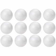 12-Pack Foam Balls Round Polystyrene Balls For Art Craft Diy, White, 4&quot; ... - $37.99