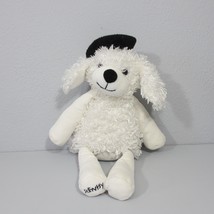 Scentsy Buddies Pari The Poodle 16 Inch Plush Stuffed Dog White Black Beret - $16.21