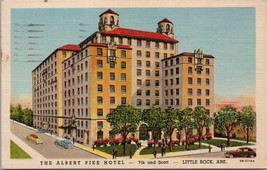 The Albert Pike Hotel Little Rock Arkansas Postcard PC519 - £6.28 GBP