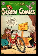 Real Screen #67 1953-DC-bicycle cover-Fox and Crow-Flippity &amp; Flop-Violent pr... - £59.37 GBP