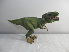 Schleich Tyrannosaurus T-Rex dinosaur figure toy green tan spots - £8.69 GBP