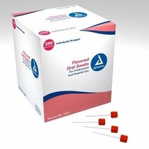 250 Count Oral Swabsticks Flavored with Dentifrice Oral Swab Foam Tip Pi... - £34.82 GBP