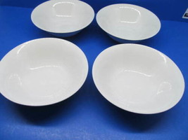 Meritage Fine China 7&quot;X2.25&quot; Bowls Set Of 4 White Bowls - £31.17 GBP
