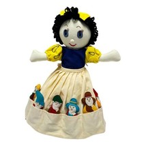 Snow White Topsy Turvy Doll 13 inch 7 Seven Dwarves Evil Queen Prince Charming - £39.50 GBP