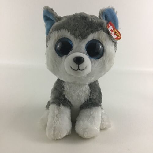 Primary image for Ty Beanie Boos Slush Husky Puppy 9” Medium Plush Bean Stuffed Toy 2016 Ty Silk
