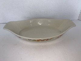 Vintage Sweet Flowers Bake Serve&#39;n Store Stoneware Oven to Table Dish 19... - $15.00