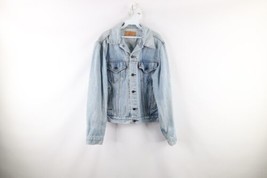 Vintage 80s Levis Mens 42L Distressed Type III Denim Jean Trucker Jacket USA - $94.00