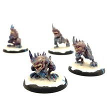 Shredders 4 Painted Miniatures Legion of Everblight Fiend Hordes - $47.99