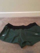 Nike Women’s Green Black Nylon Shorts NFL New York Jets Size XL  - £26.43 GBP