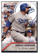 2016 Topps Bunt Adrian Gonzalez  Los Angeles Dodgers #92 Baseball card   MATV3 - £1.38 GBP