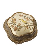 Vintage Art of Chokin for Westland Song Bird Gold Music Box Sankyo Made ... - £19.11 GBP