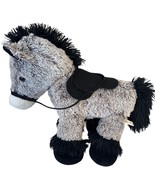 Toy Factory Plush Paradise Animals Stuffed Toy Gray A Horse Named Derby 16&quot; - £16.25 GBP