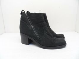 Crown Vintage Women's Astalema Heeled Side Zip Ankle Bootie Black Size 8.5M - $17.80