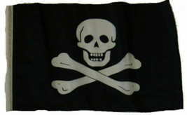 12X18 12&quot;X18&quot; Jolly Roger Pirate No Patch Sleeve Flag Garden - £11.00 GBP