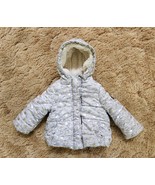 Steve Madden Baby Girl&#39;s Grey Polka Dot Puffer Jacket Coat Size: 12 Months - $388.88 MXN