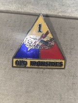 U.S. Army 1st Armored Division Old Ironsides Hat Tie Tac Lapel Pin Enamel - £2.33 GBP
