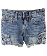 Vigoss The Malibu Jean Shorts Denim Womens size 8 Youth Floral Flowers C... - $15.84
