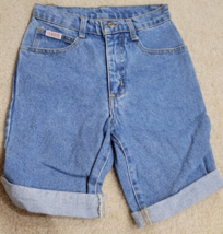 Vintage 90s GUESS JEANS Size 10Y Jean Shorts Blue Denim - $22.13