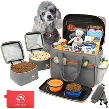 Dog Travel Bag for Traveling Week Away Overnight Dog Travel Accessories with Mul - £62.94 GBP