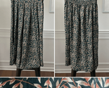 CC Hughes Long Green Cottagecore Prairie Skirt Vines L - $18.00