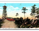 Fuoco Lookout Torre Coolidge Stato Park Black Hills SD Wb Cartolina O17 - £9.11 GBP