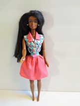 Vtg Cut N Style African American Black Barbie Doll Twist N Turn 90&#39;s Watermelon - £38.77 GBP