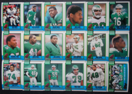 1990 Topps Philadelphia Eagles Team Set of 18 Football Cards - $9.99