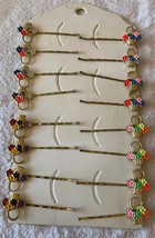 ⭕⭕VTG 16 Vintage Hair Barrettes for Women, New, 5cm Length, Flower Baskets - $11.88
