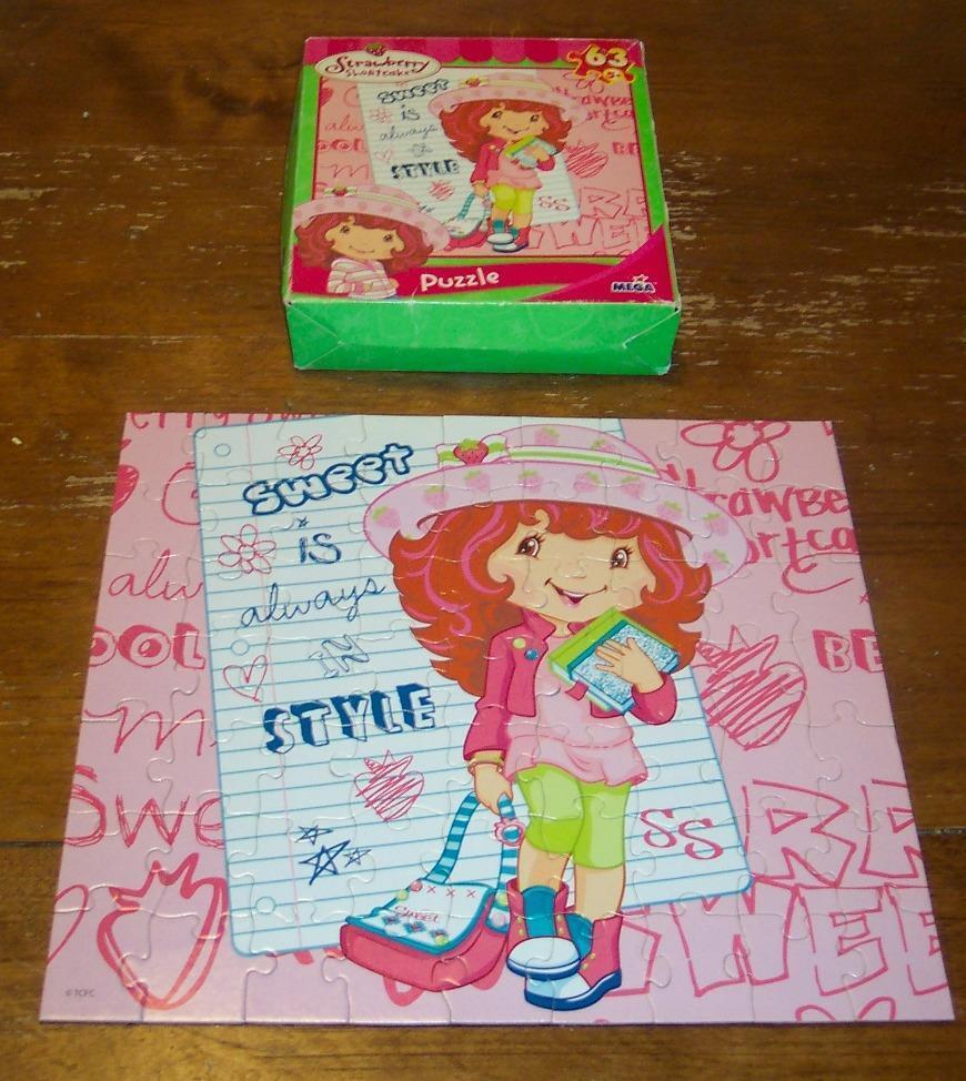 Primary image for Mega STRAWBERRY SHORTCAKE GIRL Children's JIGSAW PUZZLE 63 Pieces